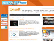 Tablet Screenshot of blog.topsoft.ch